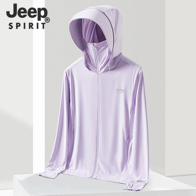 JEEP SPIRIT Летняя шелковая одежда защиты от солнца, тренч, куртка, для любимых
