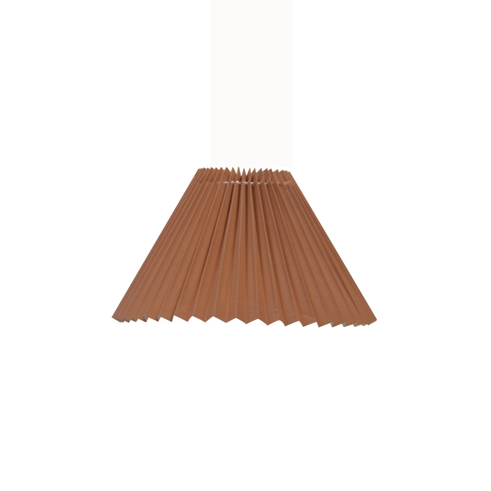 Corea del Sur Retro Vintage tela plisada pantalla 28cm gran lámpara de pie creativo DIY accesorios iluminación