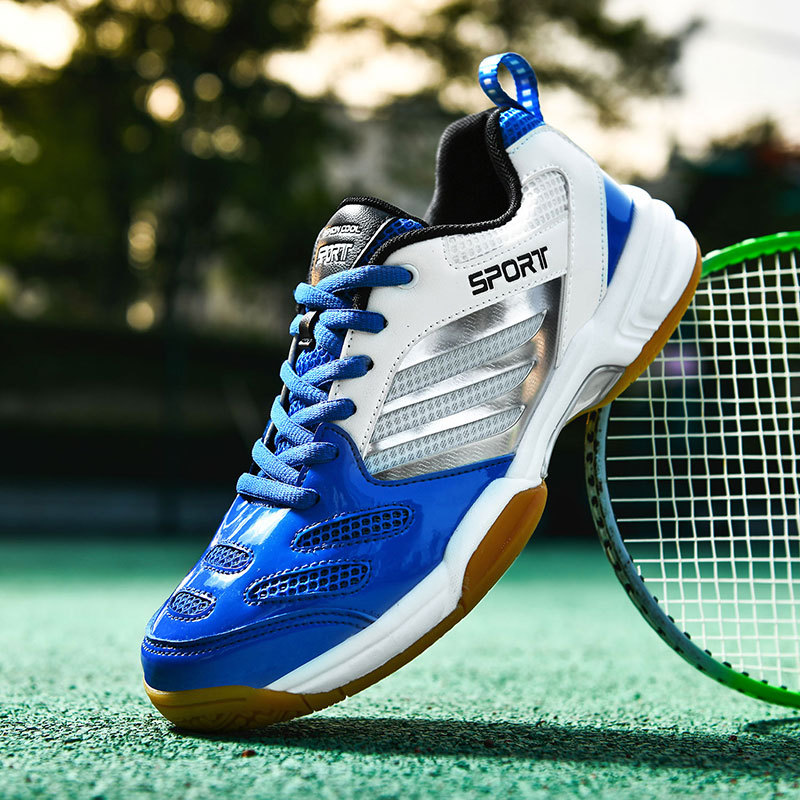Fábrica de zapatos de bádminton transpirables antideslizantes zapatos de tenis de mesa zapatos de bádminton para niños