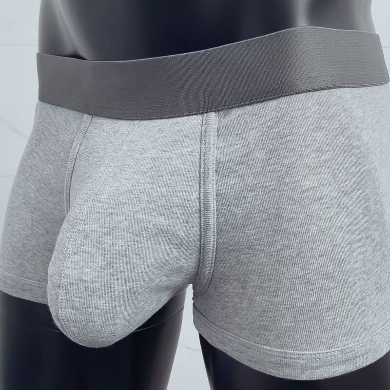 Men's Underwear, Combed Cotton U-Convex Sports Boxer Briefs, Simple and Comfortable, Solid Color, Skin-Friendly, Youth Boxer Shorts Men's Underwear, Combed Cotton U-Convex Sports Boxer Briefs, Simple and Comfortable, Solid Color, Skin-Friendly, Youth Boxer Shorts