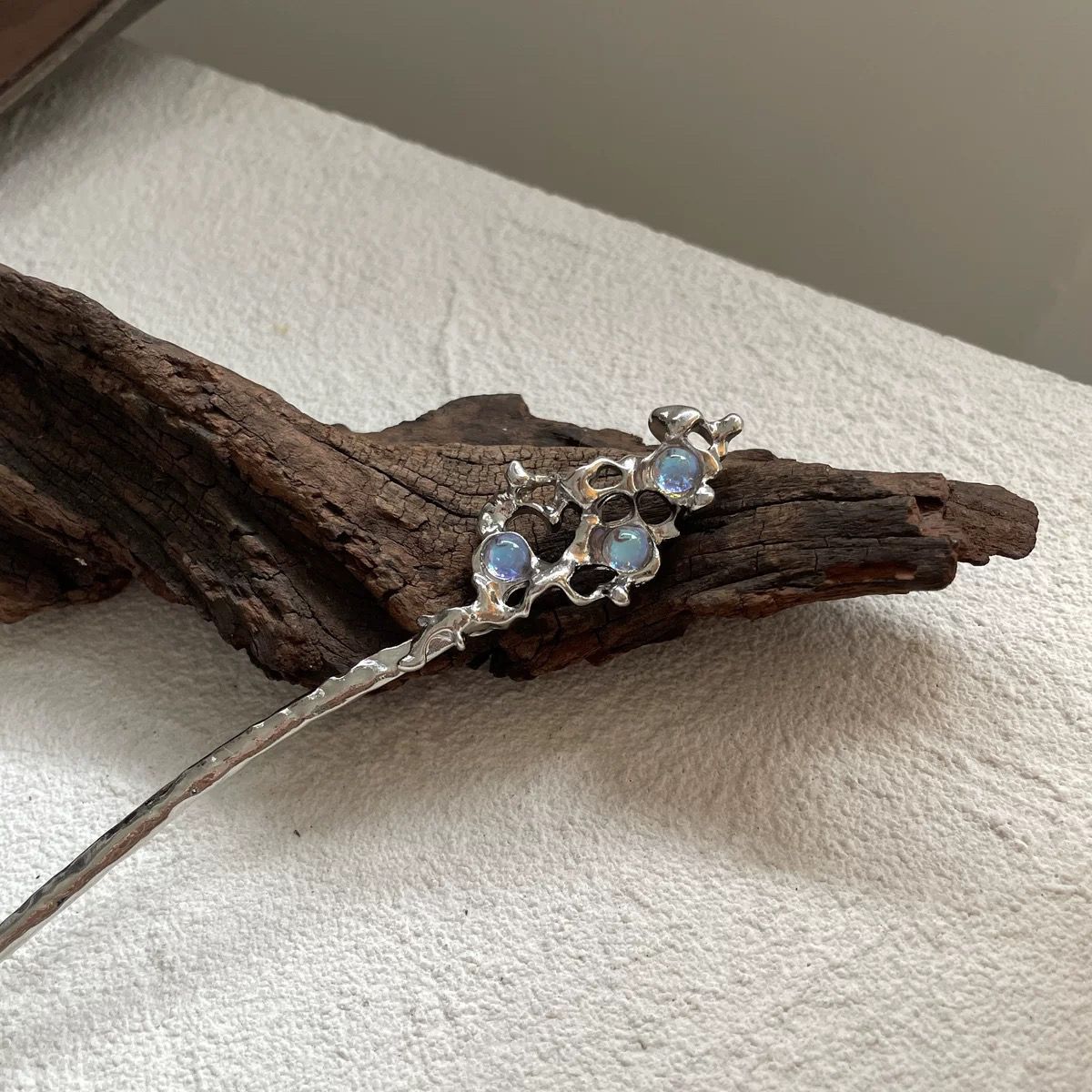 Lava de metal nuevo estilo chino horquilla verano de las mujeres moderno simple updo horquilla cheongsam accesorios Alto sentido updo accesorios para el cabello