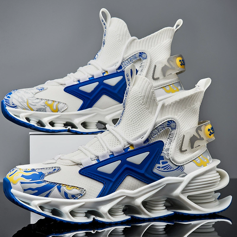 Мужская обувь 2024 весна и лето новые ножи толстые ножи мужские повседневные туфли высокие носки