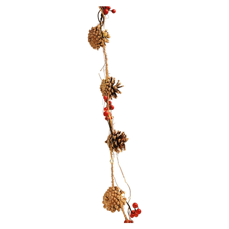 Lámpara de estrella LED Cadena de luz cálida Decoración de jardín Luz de cadena USB Lámpara de Navidad Iluminación de habitación Caja de batería Lámpara de estrella