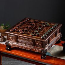 大红酸枝木多功能三用棋桌中国象棋围棋中式复古茶桌豪华双面棋盘