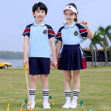 中小学生新款校服套装儿童班服夏季幼儿园园服春秋装运动风两件套
