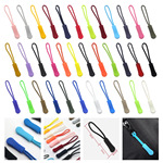 TPU彩色毛毛虫厂家现货批发注塑拉绳拉头服饰箱包辅料拉链头拉袢