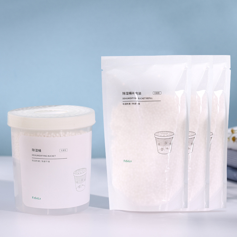 Wholesale FaSoLa Dehumidifier and Desiccant, Household Indoor Wardrobe Moisture Absorber Mold Preventer Bucket Room Dehumidification Box