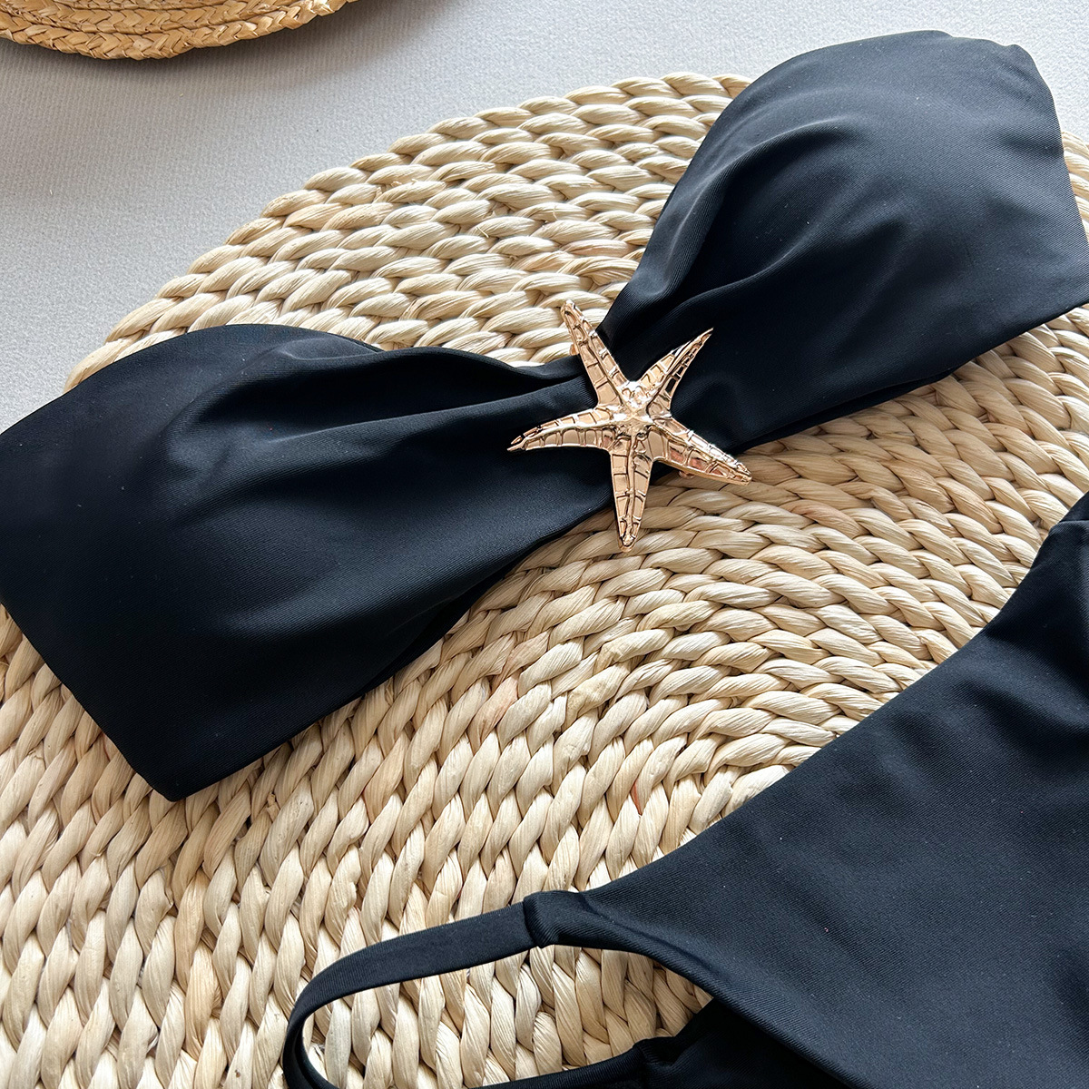 98g Weight Briefs Panties Style Bra Bra Category Nylon Fabric Type 2 Pieces Set Quantity Fitness, Swimming Pool, Sports Occasion Solid Color Pattern Women's Gender Women's Solid Color 2 Pieces Set Bikinis Swimwear 8