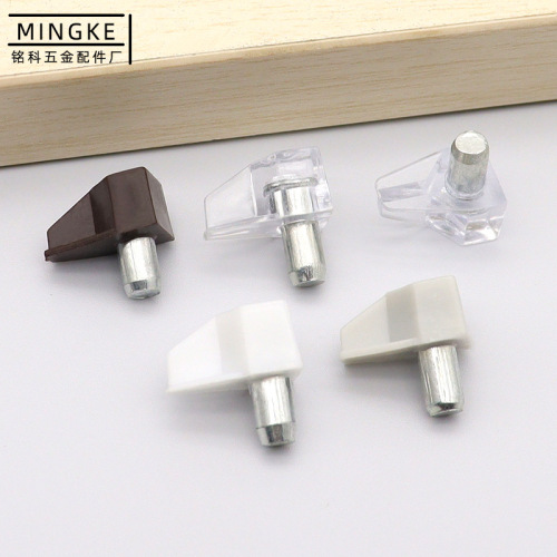 Directly supplied from the manufacturer, triangular partition diameter crystal shelf nail M5 cabinet wardrobe partition nail No. 1 transparent plate support nail