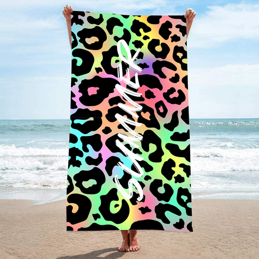 [맞춤형 모델] 국경 간 인기 컬러 호피 무늬 문자