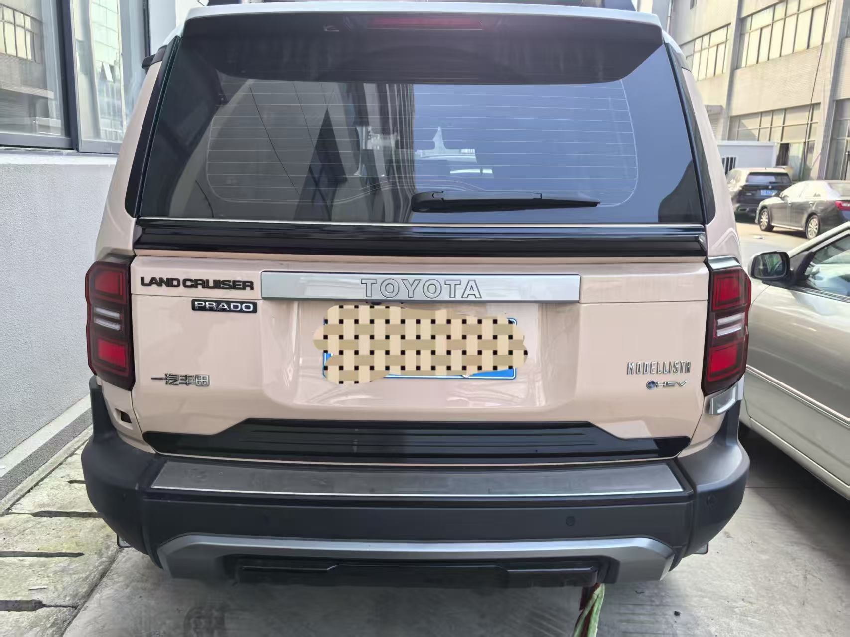 Suitable for 24 Prado Lc250 Mid-Wing Tailgate Spoiler Lc250 Modified Mid-Wing