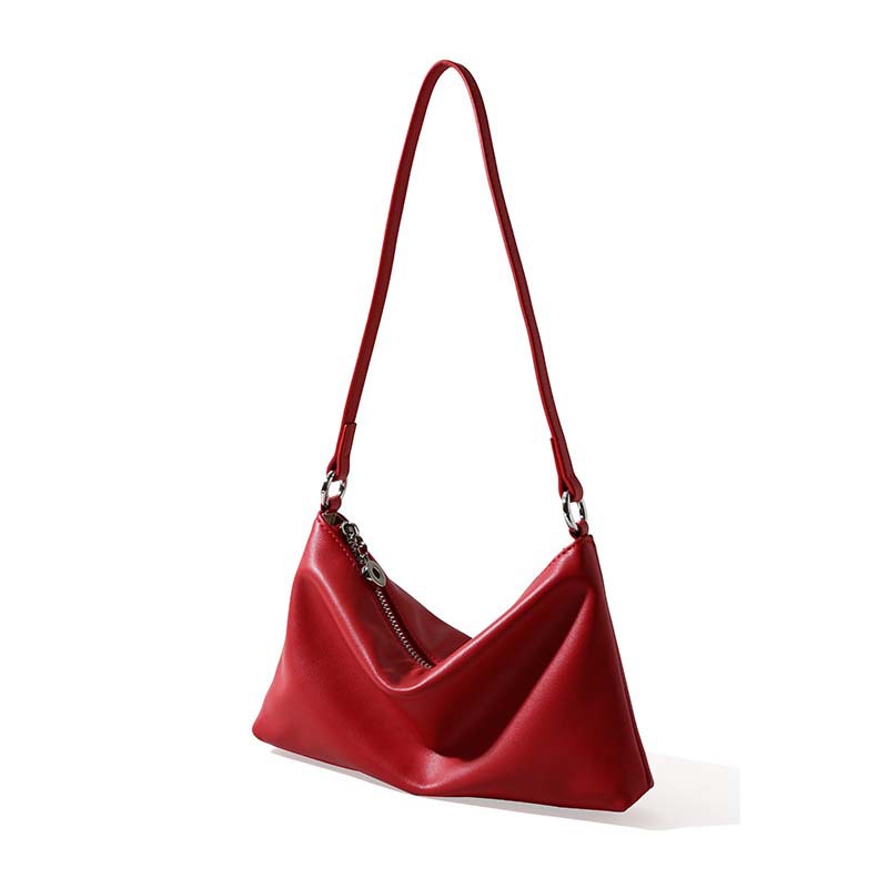 French Style Underarm Bag High-End Large Capacity Women's Shoulder Bag Niche Design Versatile Crossbody Commuter Bag - Thumbnail 8