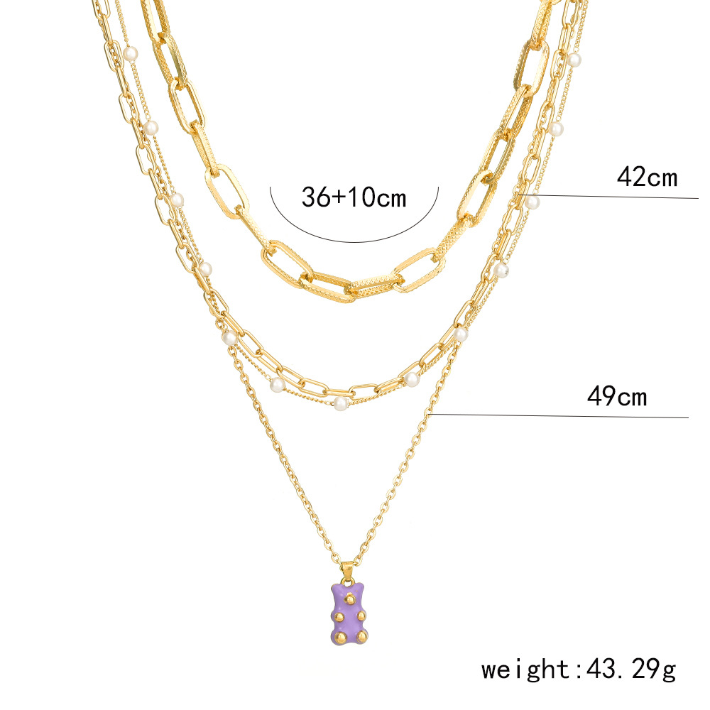 Geometric Alloy Wholesale Necklace display picture 1