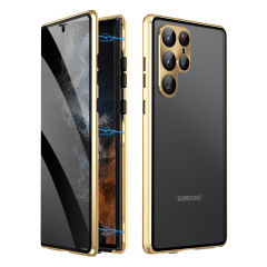 Samsung S24Ultra のぞき見防止両面マグネティック キング S25ultra のぞき見防止ガラス マグネティック キング S24 に適しています。