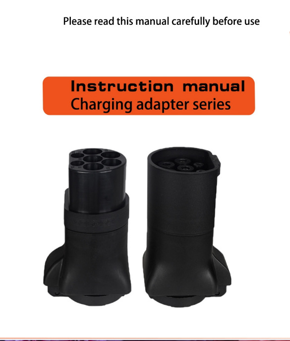 Jingyu European Standard Type2 Car End Discharge Adapter V2L New Energy Vehicle Type2 Conversion Plug for Car Use