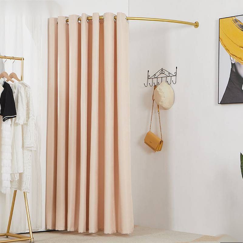 Clothing store fitting room door curtain cloth women's underwear store dressing room curtain shopping mall corner fitting curtain changing curtain rod