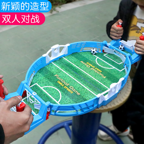 Children's Table Football Tabletop Game Football Field Toy Parent-Child Brain Teaser Interactive Dual-Player Battle Boy Game