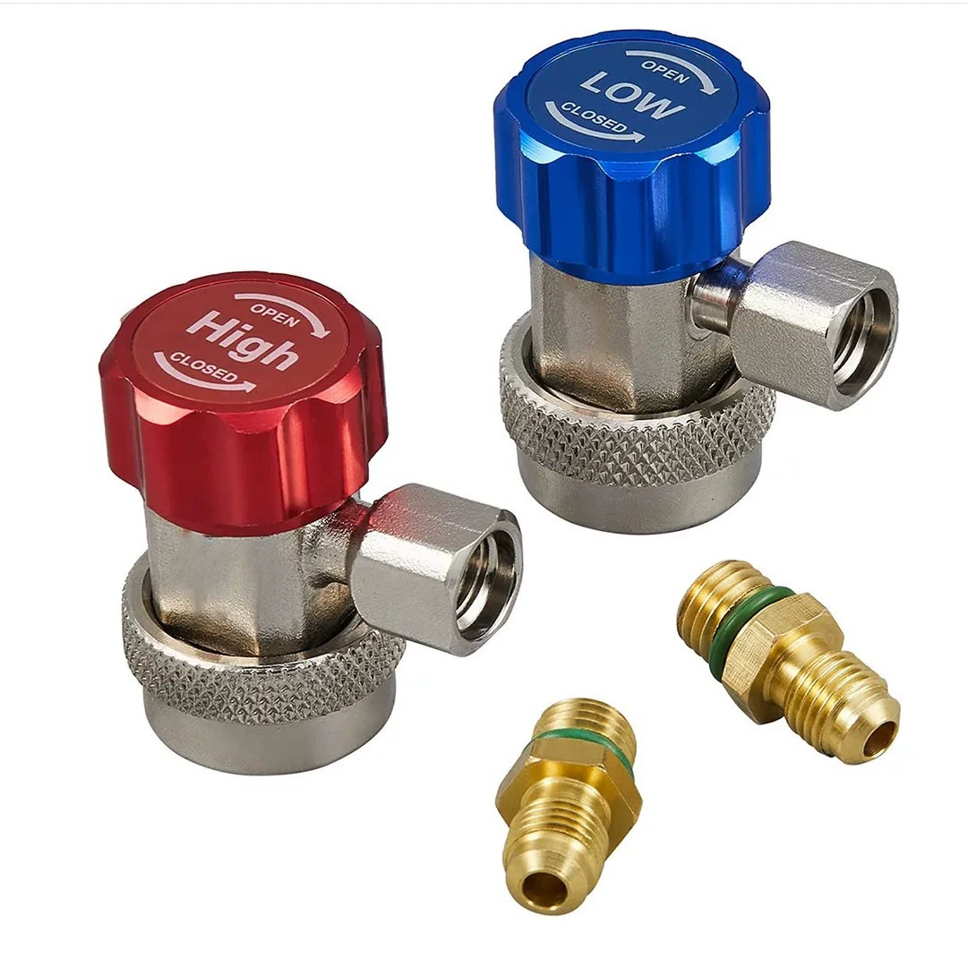 Регулируемый быстрый разъем R134a автомобиль высокого и низкого давления конверсионный разъем