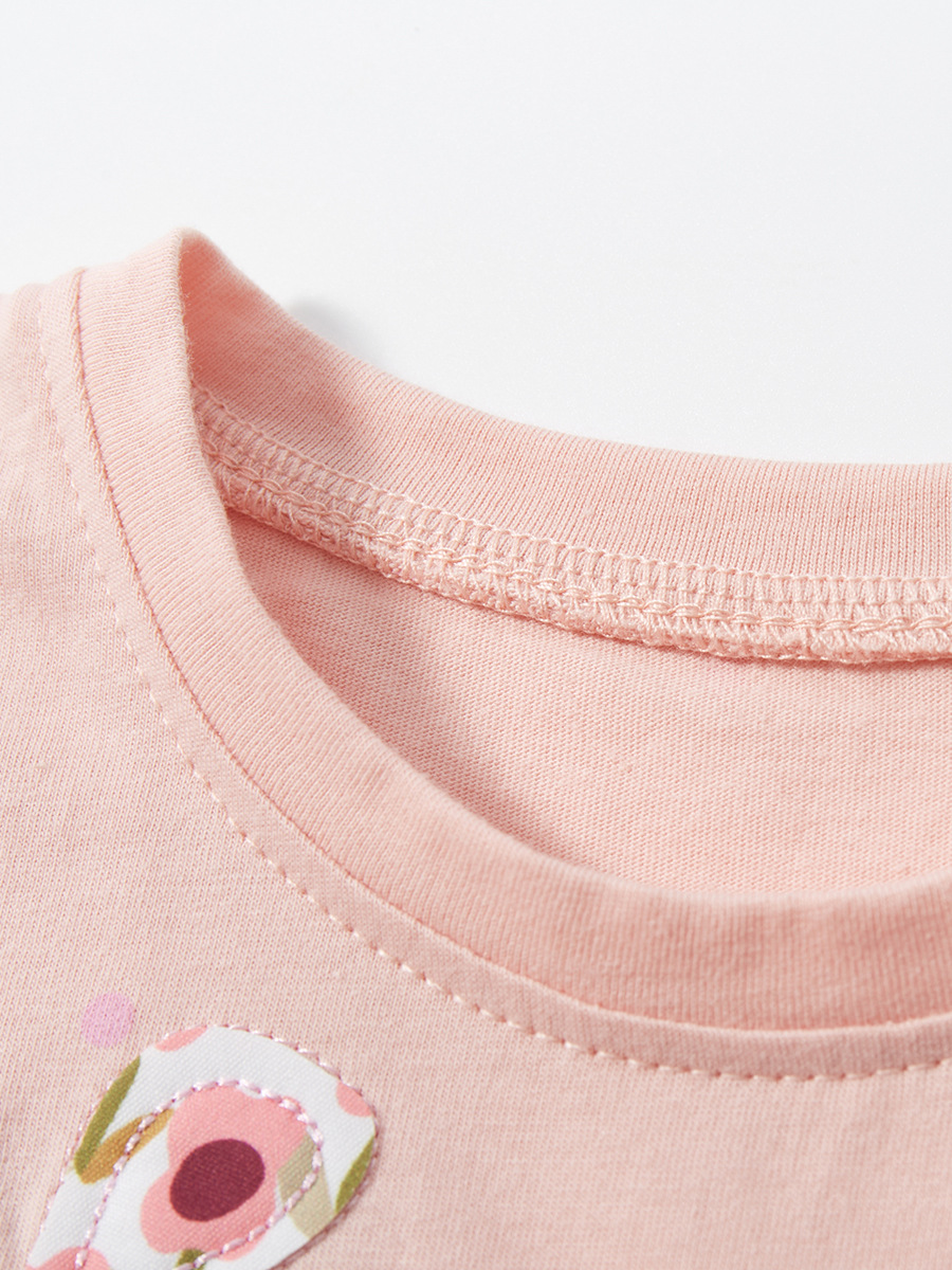Personalizado Little maven verano estilo europeo y americano vestido de dibujos animados vestido de princesa infantil vestido de niña de mangas cortas