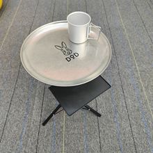 户外三脚桌折叠桌便携茶几多功能可升降露营野餐桌椅楠竹桌板轻便