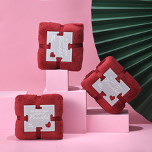 创意毛巾情侣柔软吸水毛巾结婚生日伴手礼节假日活动小礼品批发