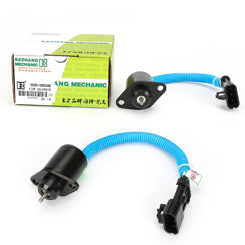 Excavadora interruptor de apagado válvula solenoide motor exterior Carter Hyundai Hitachi Komatsu Kubota Hitachi accesorios