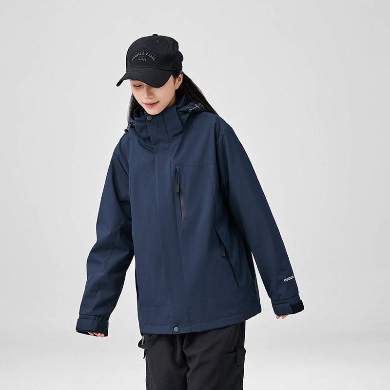 Luotuo ropa de asalto al aire libre para mujeres a prueba de salpicaduras 3 - en - 1 desmontable montaña ropa de montaña abrigo impermeable a prueba de viento y cálido