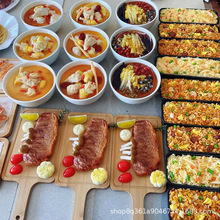 假菜肯德基开封菜仿真螺蛳粉炒饭鸡汤样品食品模型摆件摆设展示物