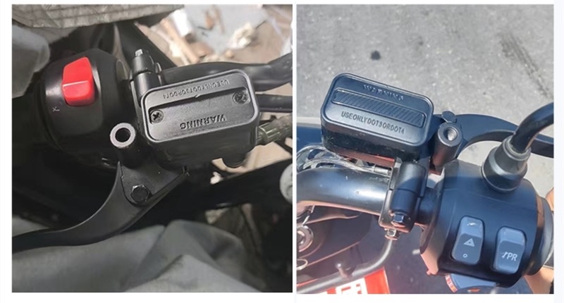 Black Knight Electric Scooter Disc Brake Pump B2B3E10 Brake Pump Handle Waterproof Power-Off Switch Pump