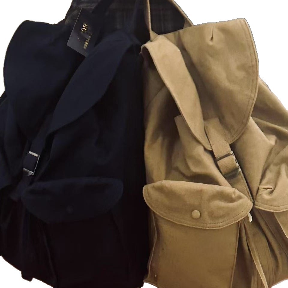 Mochila de lona de alta calidad RLRaf para hombres y mujeres, mochila de gran capacidad, mochila de vaqueros de viaje.