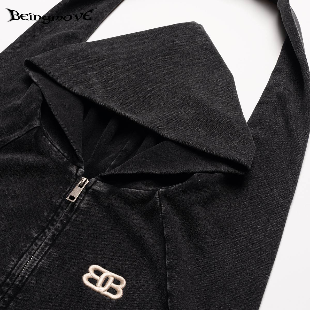 Calle secada| Calle americana retro lavado en agua para hacer vieja personalidad herramienta de estilo estereoscópico bordado bolso con sombrero