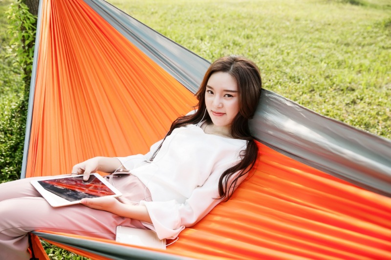 하이엔드 스트랩 모델 270*140CM 오렌지 및 그레이(블랙 D 버클 및 스트랩 포함)