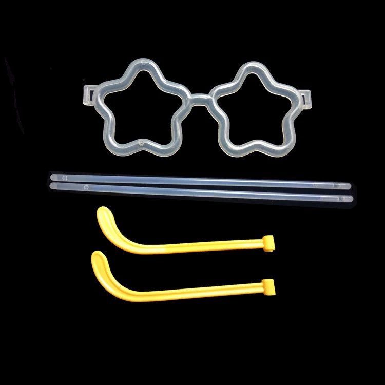 Одноразовые светящиеся палочки, аксессуары для вечеринок своими руками, флуоресцентные игрушки, аксессуары для светящихся палочек, аксессуары для очков с пентаграммой