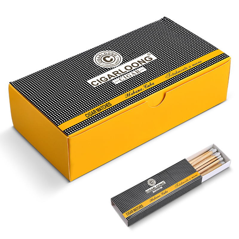 Eggplant Dragon cigar matches old-fashioned matches lengthened 10cm foreign fire creative retro birch wooden cigar matches 24 packs Eggplant Dragon cigar matches old-fashioned matches lengthened 10cm foreign fire creative retro birch wooden cigar matches 24 packs