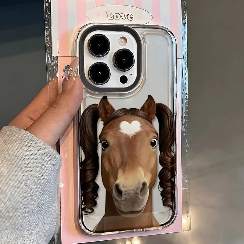 Abstract Long-Haired Cow Suitable for Apple 17Pro Phone Case Iphone16Pro Fun 15 Transparent 14 Soft Case 13 Abstract Long-Haired Cow Suitable for Apple 17Pro Phone Case Iphone16Pro Fun 15 Transparent 14 Soft Case 13