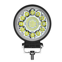 12V-36V 車/トラックヘッドライトラウンドスポットライト 4 インチ 33 ライトハイパワー LED ワークライトオフロード車両ライト