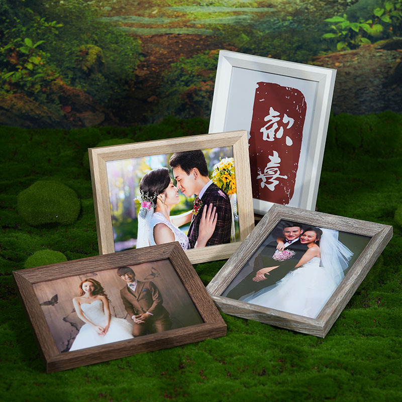 Vintage wooden photo frame diy frame simple 678 inch ornaments wholesale photo studio photo wedding small photo frame table Vintage wooden photo frame diy frame simple 678 inch ornaments wholesale photo studio photo wedding small photo frame table