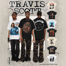 2025�����¿�Travis Scott300g�ذ�����T����ʽ���Ŵ���˫ɴֱ��t
