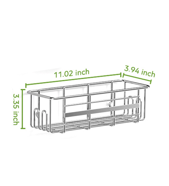 Estante de almacenamiento de baño sin perforadoras transfronterizo montado en la pared fregadero de cocina de múltiples capas inodoro estante de almacenamiento de organización multifuncional