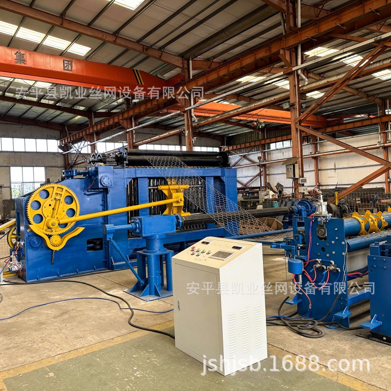 凯业机械 供应石笼网机 重型六角网编织机 格宾网机