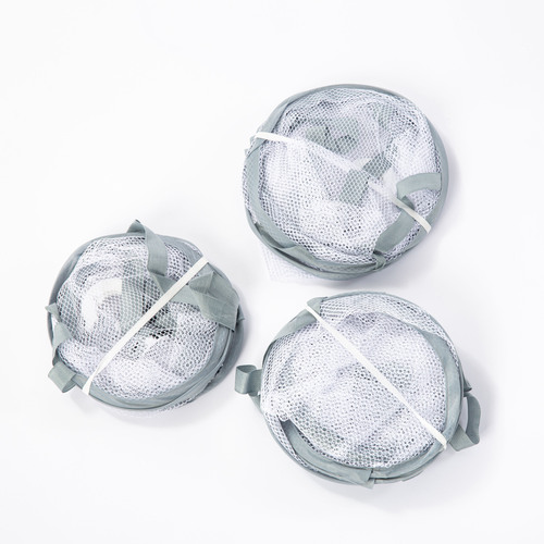 Double-layer Clothesline Basket Drying Mesh Bag Clothes Rack Dirty Clothes Basket Socks Drying Magic Home Knitwear Drying Mesh Bag