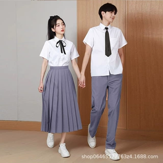 诗歌朗诵大合唱服装小学初中高中生表演演讲毕业班服套装韩版校服