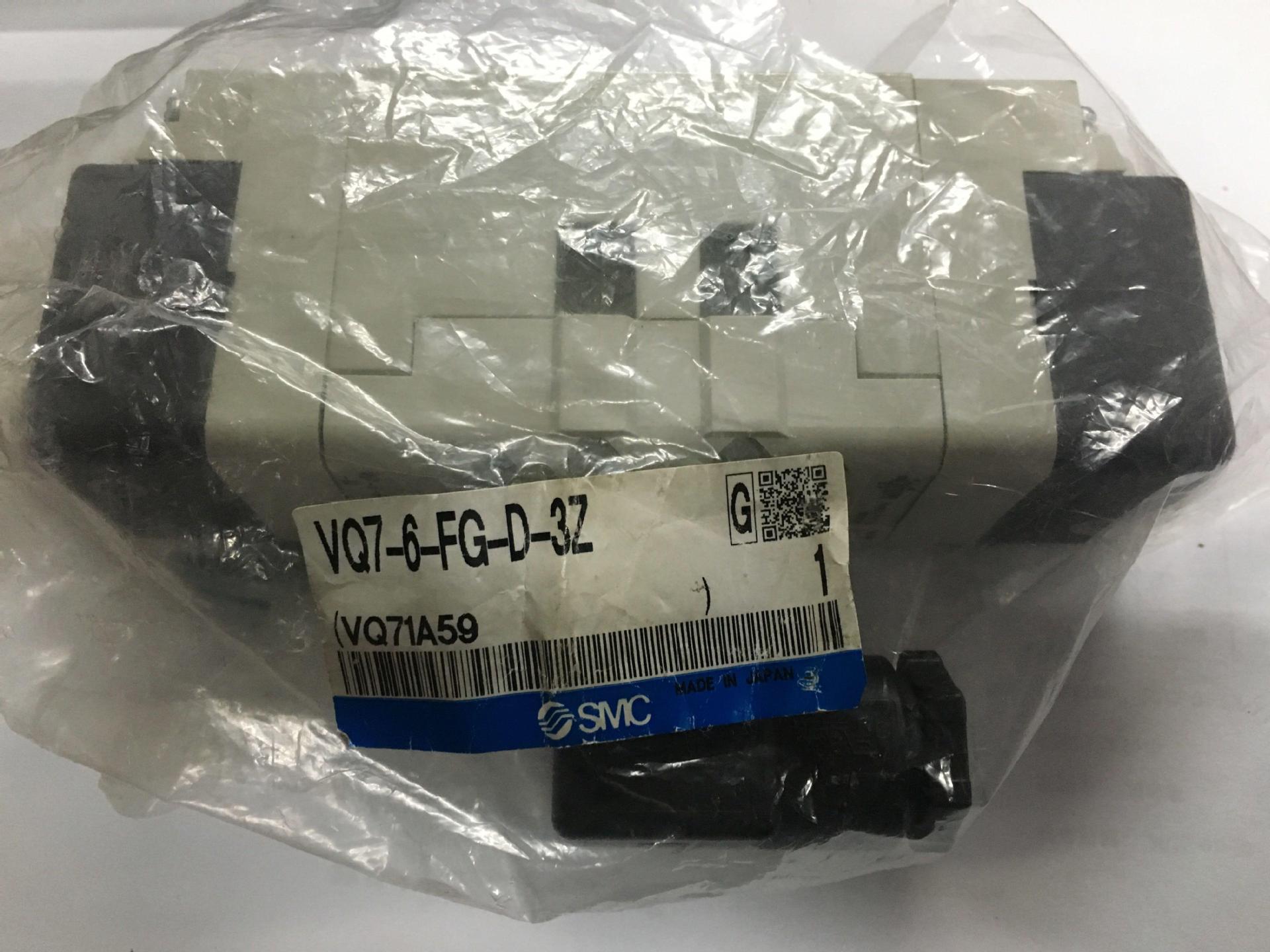 日本SMC电磁阀VQ7-6-FG-D-3Z全新原装真品DC24V当天发货