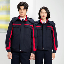 冬季防寒加厚羽绒服男士棉衣外套汽修车间厂服工作服工程棉服工装