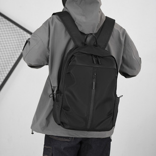 Cross-Border Backpack Men's Casual Large-Capacity Backpack Outdoor Double Back Printed Logo Computer Bag Travel Student Bag