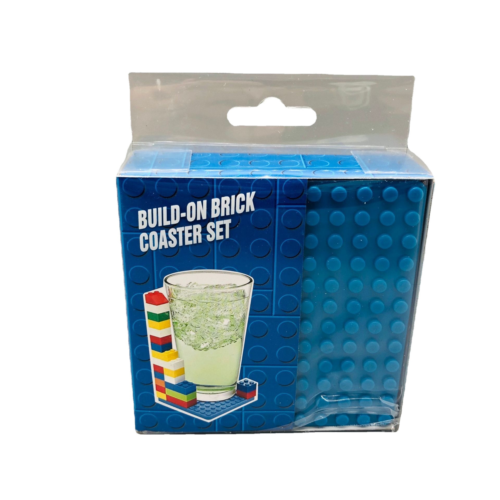 Construcción de la montaña rusa del bloque de construcción 4 pedazos del-onbrickcoasterset