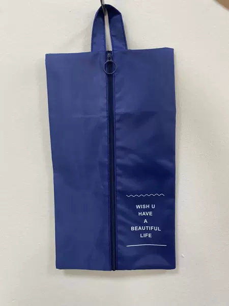 SJ shoe bags, navy blue = can be distributed with foreign trade labels