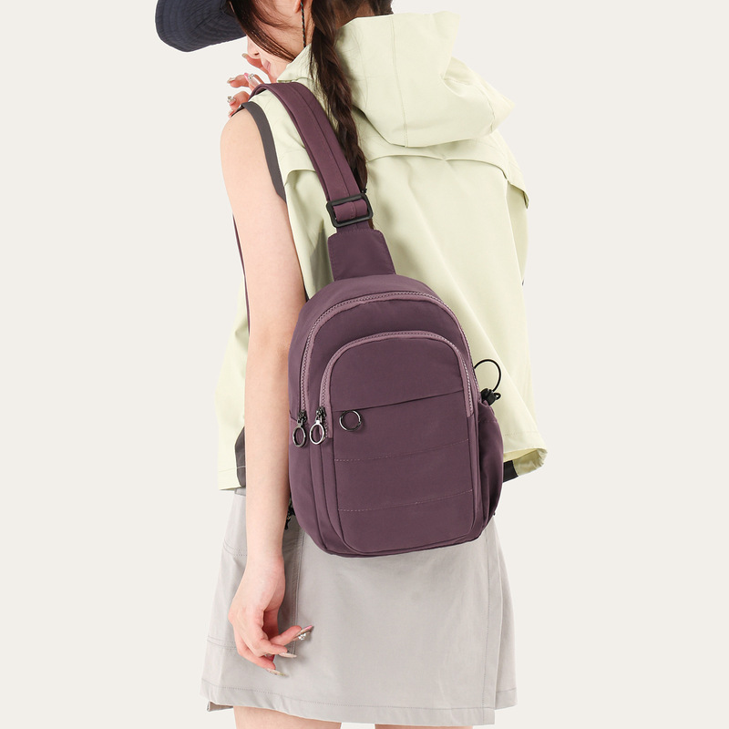 Factory Wholesale New Fluffy Small Women's Shoulder Bag Quilted Puffer Crossbody Bag Lightweight Multi-Pocket Sports Bag