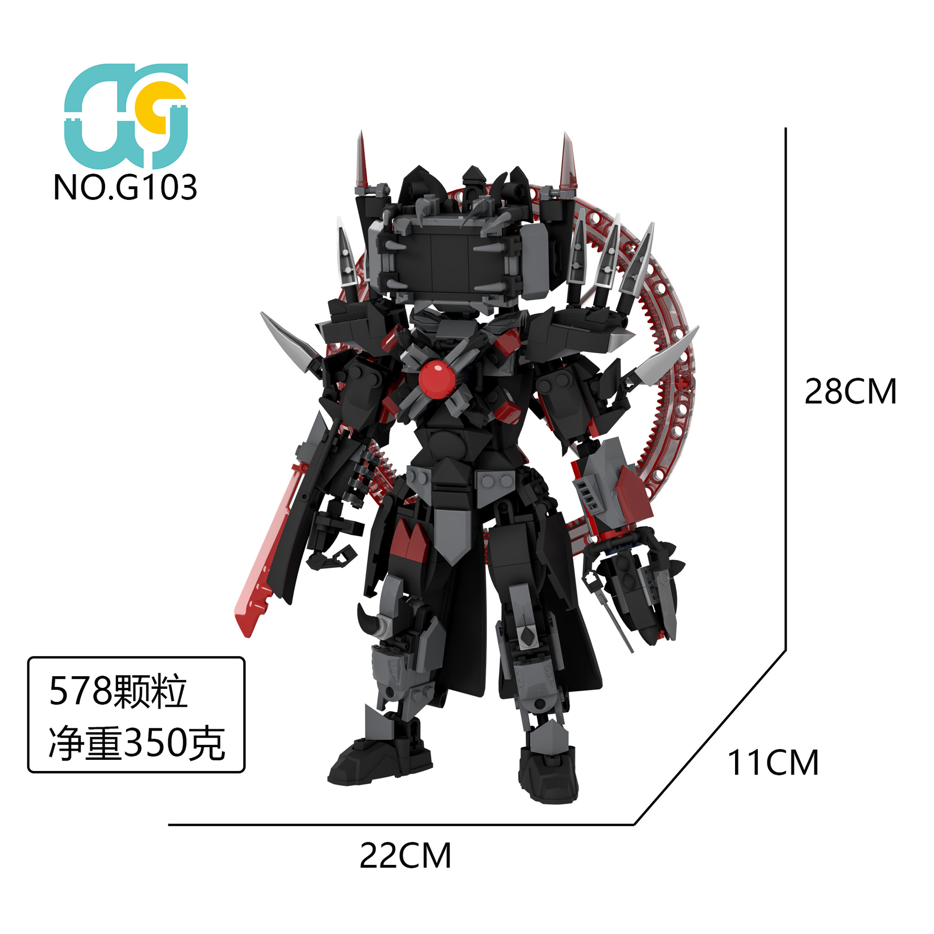 クロスボーダートイレマンVSモニターマンビルディングブロックおもちゃタイタンテレビマン電気ドリルマン装飾品