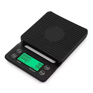 New Hand-Brewed Coffee Digital Scale Precision Gram Scale Kitchen Bar Food Timing 10kg 1g Coffee Digital Scale